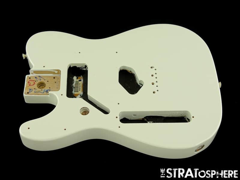 LEFTY Fender Player II Telecaster Tele BODY, Guitar Parts Alder Polar White