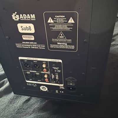 ADAM Audio Sub8 Active Studio Subwoofer 2010s - Black image 3