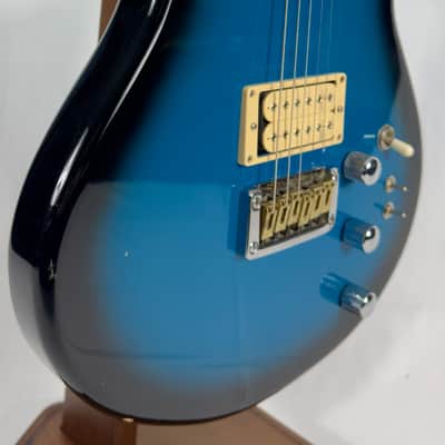 Martin Sigma Prototype Neck Through Electric Guitar MIJ Japan Early 1980s - Blue Burst image 3