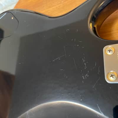 ONE DAY SALE Aria Pro II  RSB Deluxe Bass 1984 Black Made in Japan John Taylor / Cliff Burton image 17