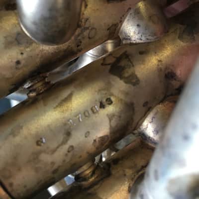 Conn 4 Valve Baritone Horn 1920 Brushed Silver image 3