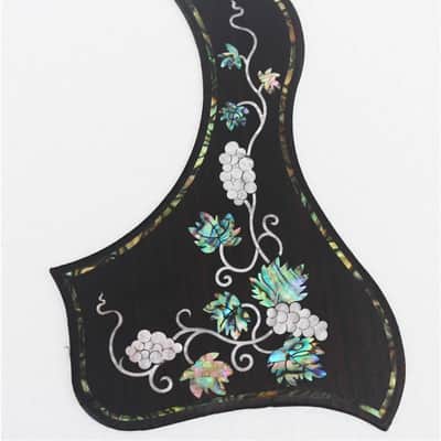 Rosewood Acoustic Guitar Pickguard with Abalone Grapes Top image 2