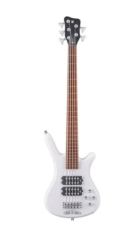 Warwick RockBass Corvette $$-4 String - Solid White High Polish image 1