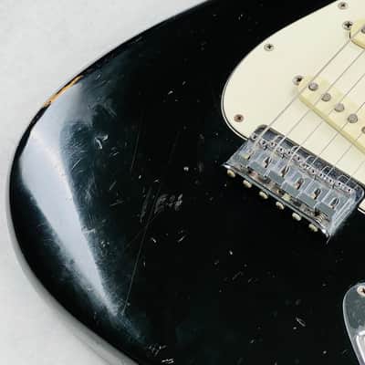 Fender Stratocaster Hardtail 1973 - Black image 8