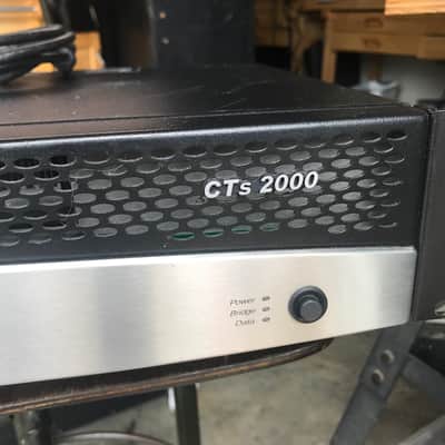 Crown CTs 2000 2-Channel 1000 WPC Power Amp With IEC and input connectors. Fresh Church Removal. (second listed) image 4