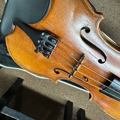 Used Copy of Antonius Stradivarius 3/4 Violin Made in Germany w/ Hard Case image 4