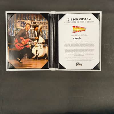 Limited Edition Gibson Custom Shop Murphy Lab Back To The Future '55 ES-345 "Reissue" Light Aged 2025 - Cherry Red image 18