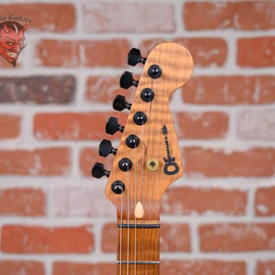 Charvel USA Custom Shop Special Edition San Dimas HS CT QMT Roasted Chlorine Burst 2024 w/OHSC image 9