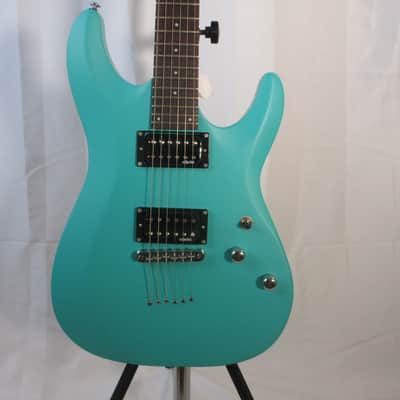 Schecter C-6 Deluxe Satin Aqua image 1