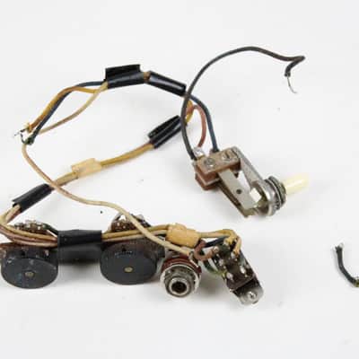 1963 Fender Jazzmaster Wiring Harness CTS Pots, Switch, Wires ~All Original~ USA 1960s Pre-CBS L-Series image 1