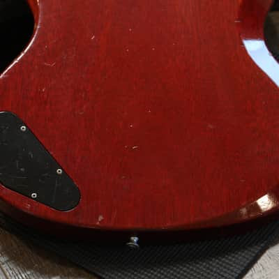 Owned & Played by Wilco's Jeff Tweedy! 1963 Gibson SG Junior Electric Guitar Cherry + OG Case image 16