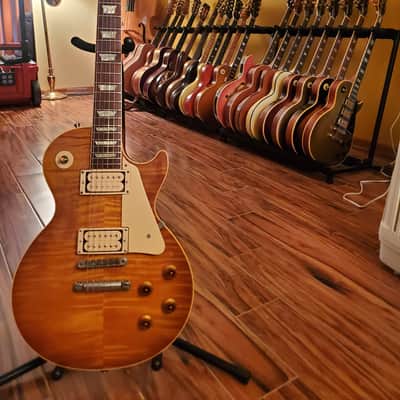 1995 Gibson Custom Shop Les Paul Jimmy Page wiring AAA Figured Maple top w/OHSC A Timeless RnR Machine image 11