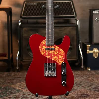 Fender Limited Edition Raphael Saadiq Telecaster - Dark Metallic Red with Hardshell Case - Used image 2