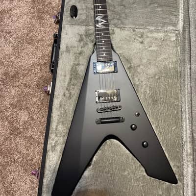ESP LTD Vulture LH Left-Handed Black Satin Electric Guitar | Reverb