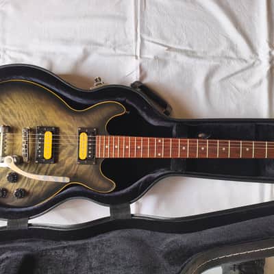 Lag Roxanne Original Classic - Chevron Flame Maple Top - Black Shadow - RARE!!! image 6