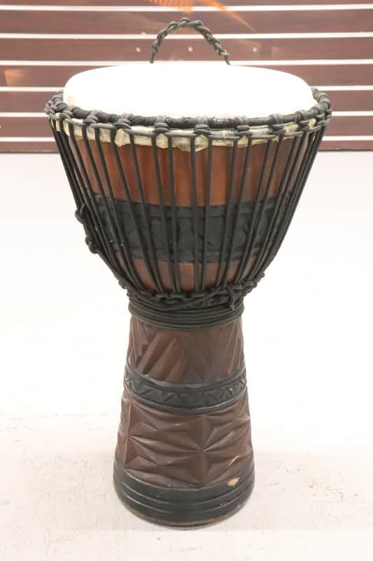 African 10" Djembe Drum with Bag image 1