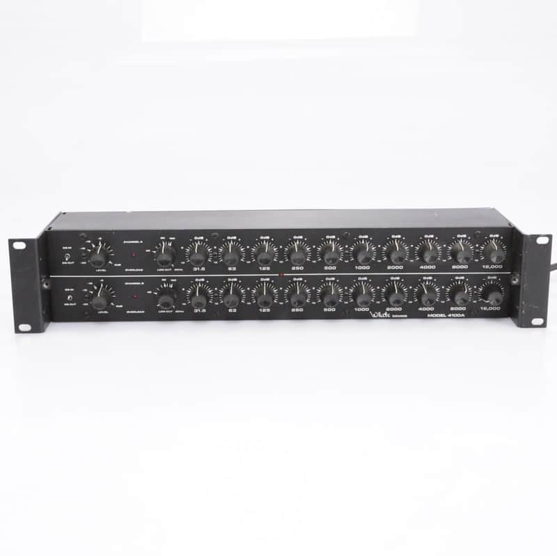 White Instruments 4100A Stereo 10-Band Rackmountable Equalizer #43227 image 1