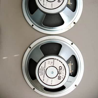 2 - Celestion Vintage G10S-50 10" Guitar Speakers with original boxes. image 1