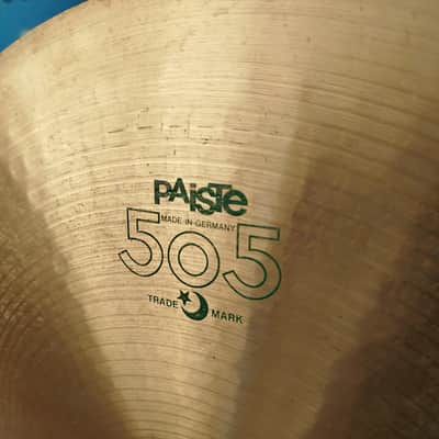 PAISTE 505 20" Ride 1982 Vintage. image 2
