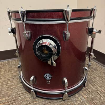 Ludwig Questlove Breakbeats Bass Kick Drum 16x14" Wine Red Sparkle image 5