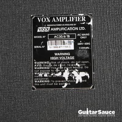 Vox AC30/6TB Made In England '90s (COD AMP_00131) image 14