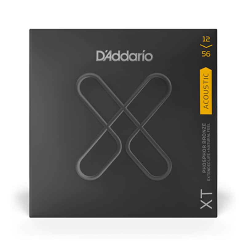 D'addario XT Acoustic Phosphor Bronze LT Top/ MED Bottom 12-56 image 1