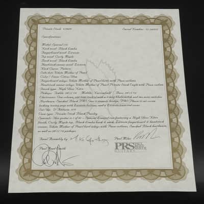 PRS Special 22 Semi-Hollow Private Stock Ltd Ed Citrus Glow 1-Of-85 #5057 image 8