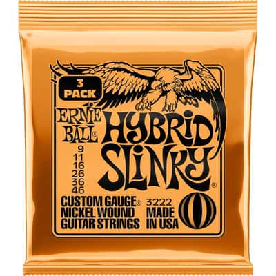 Ernie Ball 3222 Hybrid slinky 9-46 - pack de 3 image 1