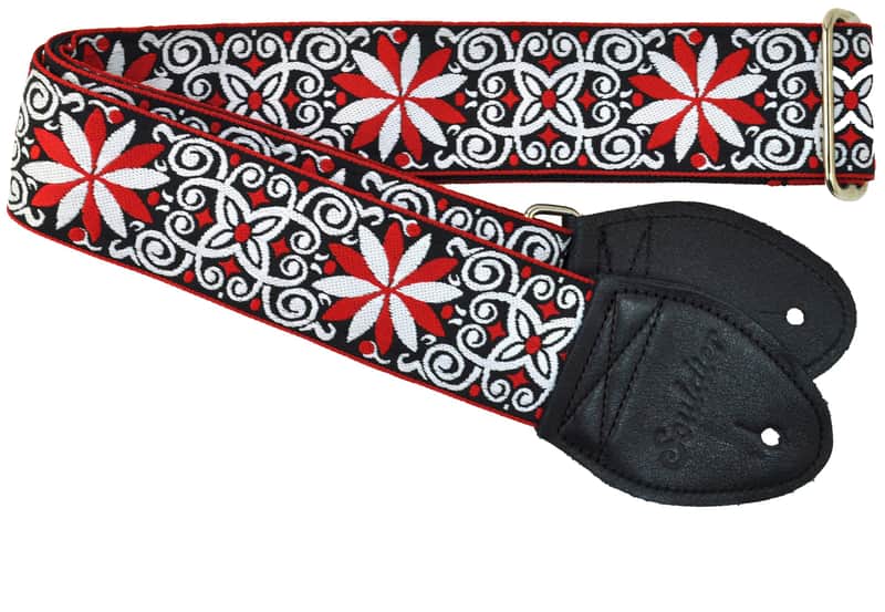 Souldier Straps GS0406 - Dresden Star Red Guitar Strap image 1
