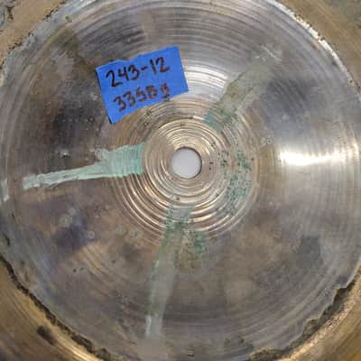 Sabian 21" AA Rock Ride Cymbal 1990 - 2001 - Brilliant (243-12) image 9