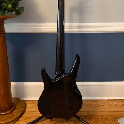 Status Graphite Chris Wolstenholme signature 5 string bass, graphite neck with wrap around leds 2013 Graphite Weave image 15