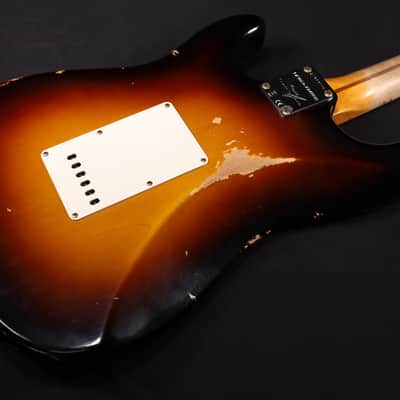 MINT Fender Custom Shop LTD 57 Stratocaster Relic Wide Fade 3-Tone Sunburst 229 image 8