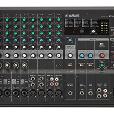 Yamaha EMX5 12 Channel Dual 630W Power Amplified Mixer image 1