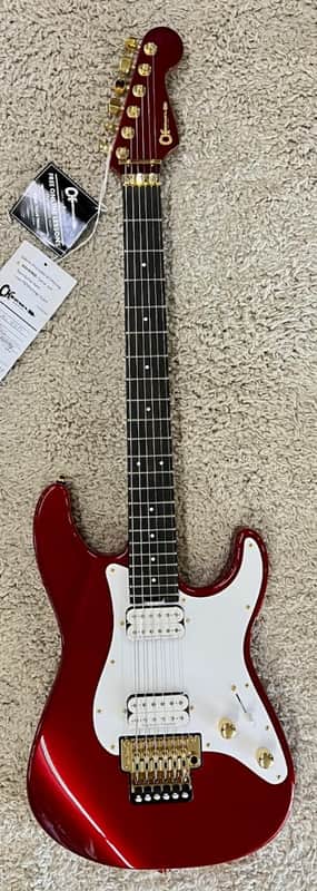 Mint Charvel Pro-Mod Plus So-Cal® SC1 Style 1 HH FR EB, Ebony board, Candy Apple Red image 1