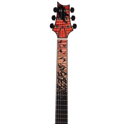 PRS Private Stock #11761 McCarty 594 Tremolo One-Piece Quilted Maple/Swamp Ash Blood Orange Glow w/Stained Neck/Fingerboard & Birds of a Feather Inlay (Serial #0403309) image 12