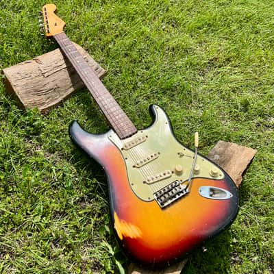 Vintage 1961 Slab Board Fender Stratocaster image 9