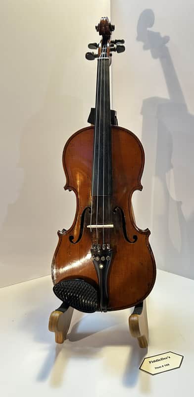 Vintage 4/4 Violin Henri Farny & Cie around 1920 - Varnished Maple & Spruce image 1