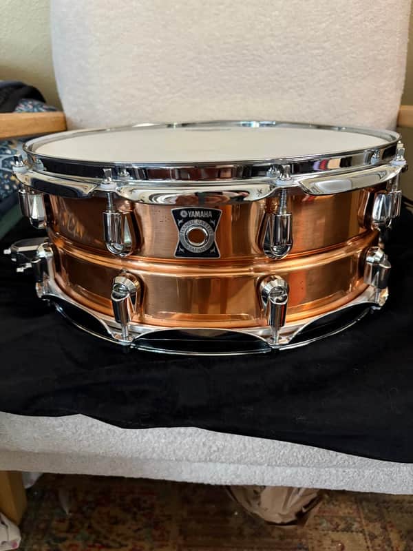 Yamaha SD6455 Handcrafted Copper Snare Drum 14"x5.5" - Excellent Condition image 1
