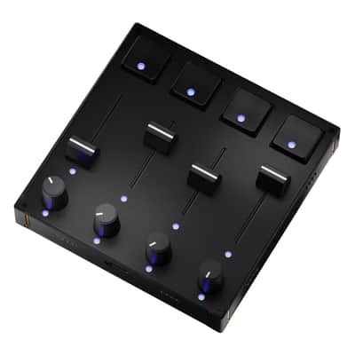 Intech Studio GRID3 PBF4 (Center-Detent) 4-Button + Pot + Fader MIDI Controller image 3