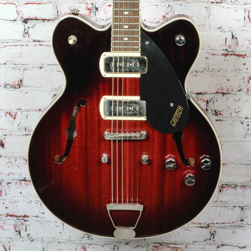 Gretsch - 2021 Streamliner G2622 P90 w/Stopbar - Claret Burst - x2082 - USED image 1