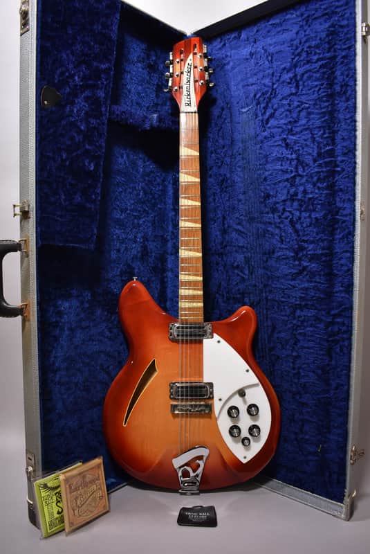 1966 Rickenbacker 360/12 12-String Electric Guitar Fireglo w/OHSC image 1