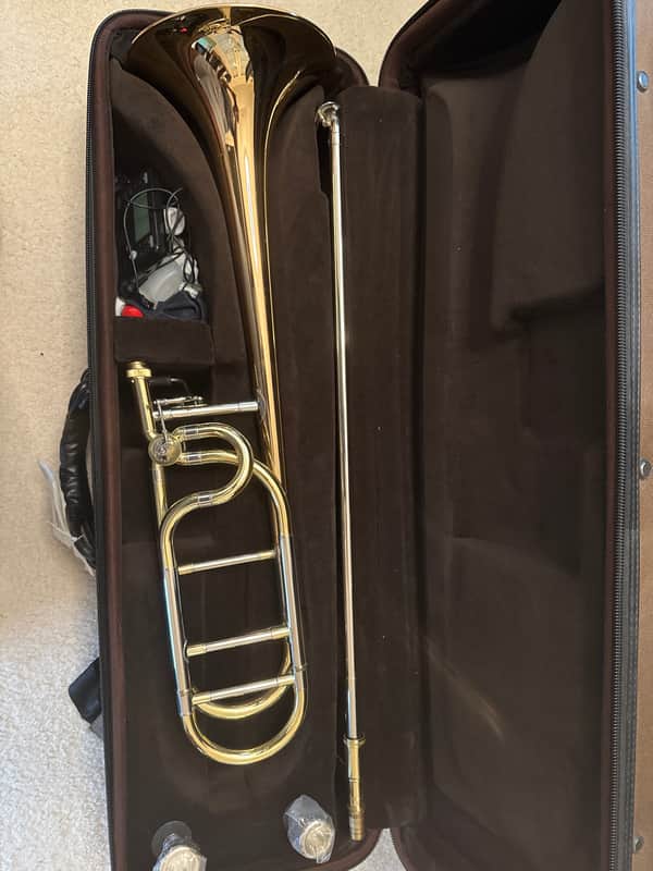 Andreas Eastman ETB432G Intermediate F Attachment Trigger Trombone Outfit image 1