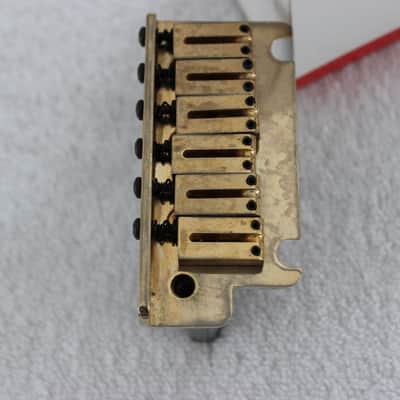 Fender Aged/Relic Gold American Series Stratocaster Tremolo Bridge Assembly - 099-2050-200 image 3