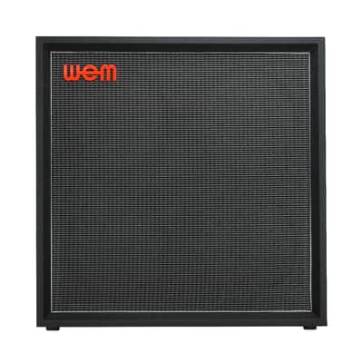 Hiwatt WEM Silver Starfinder 412 600-Watt 4x12 Guitar Cabinet - Black - Open Box image 1