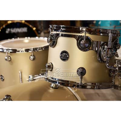 DW Performance 3pc Drum Set 22/12/16 Hard Satin Gold Mist image 3