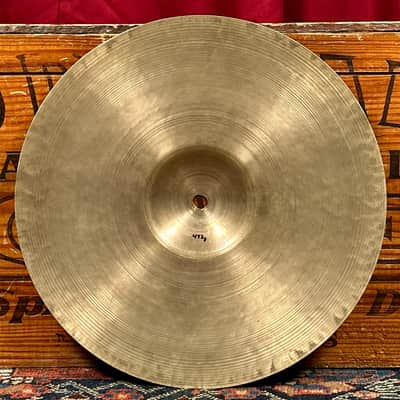 13" Zildjian A 1940s-50s Trans Stamp THIN Hi-Hat Cymbal Pair 466g/472g image 10