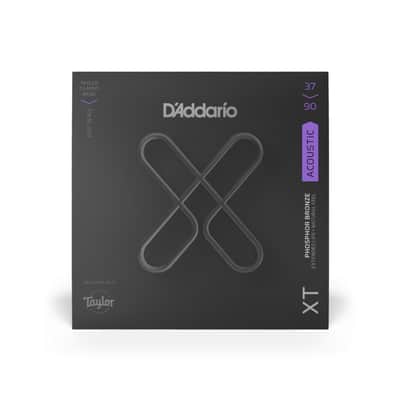 D'Addario Custom Light Taylor GS Mini Coated Acoustic Bass Strings 37-90 image 2