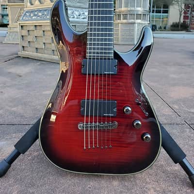 Schecter Blackjack SLS C-7 Hell's Gate Active 7 String Guitar Seymour Duncan Pickups image 5