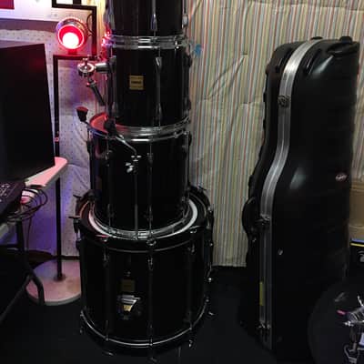 Yamaha Rock Tour Custom 1990 Black Lacquer Sparkle image 2