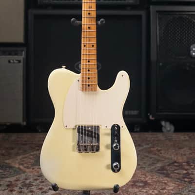 Fender 1956 Esquire Electric Guitar - Refinished Yellow with Hardshell Case - Used image 3